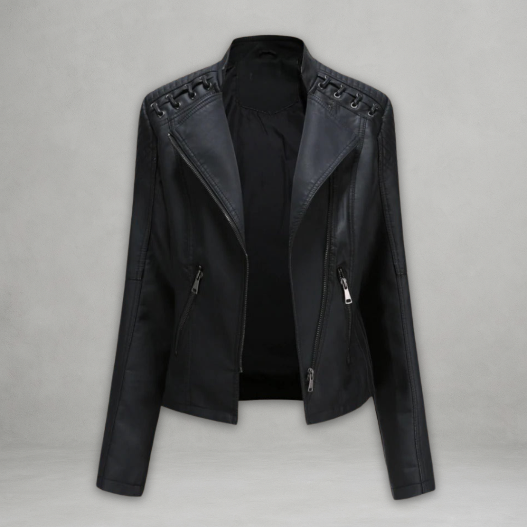 Nicole | Elegante giacca in pelle