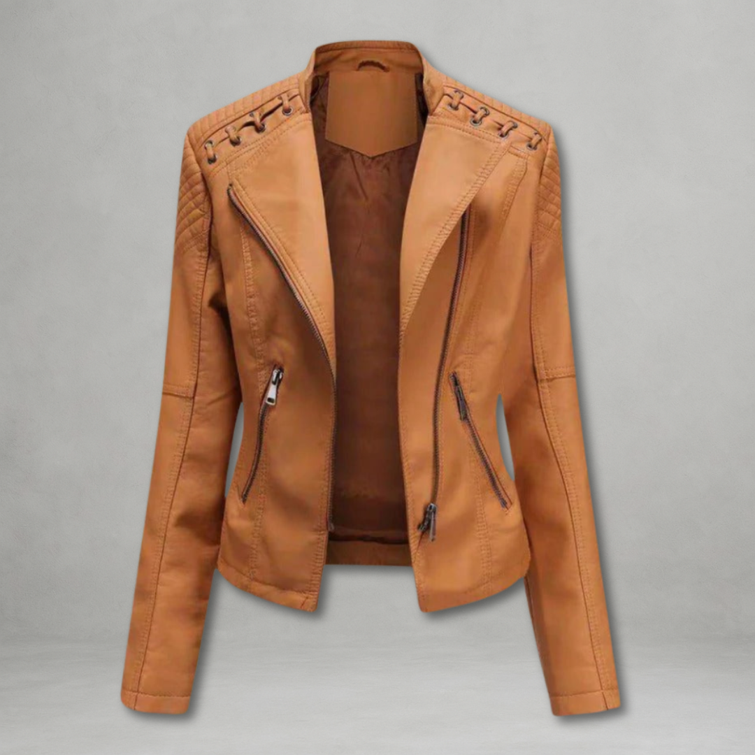 Nicole | Elegante giacca in pelle
