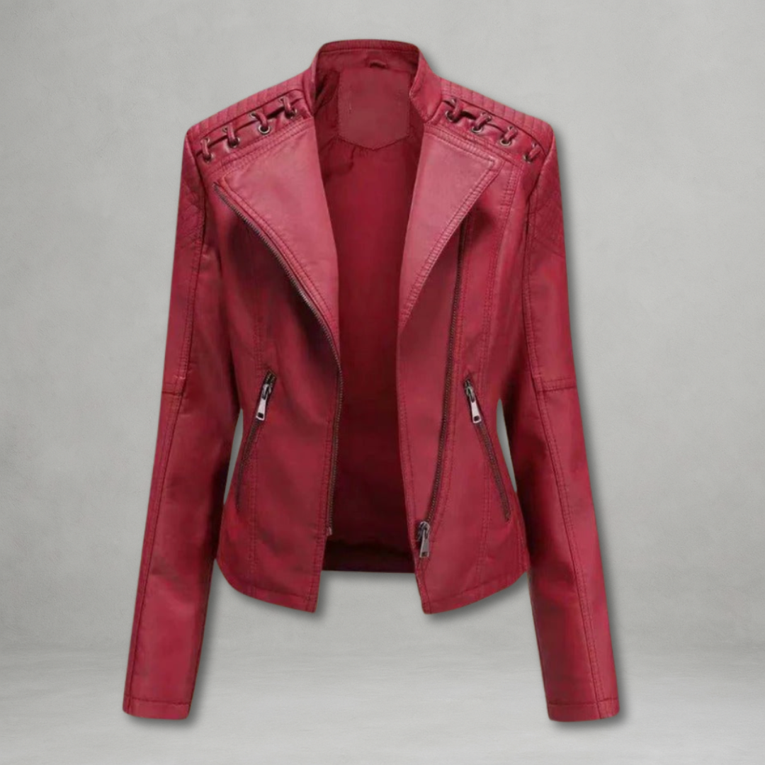 Nicole | Elegante giacca in pelle