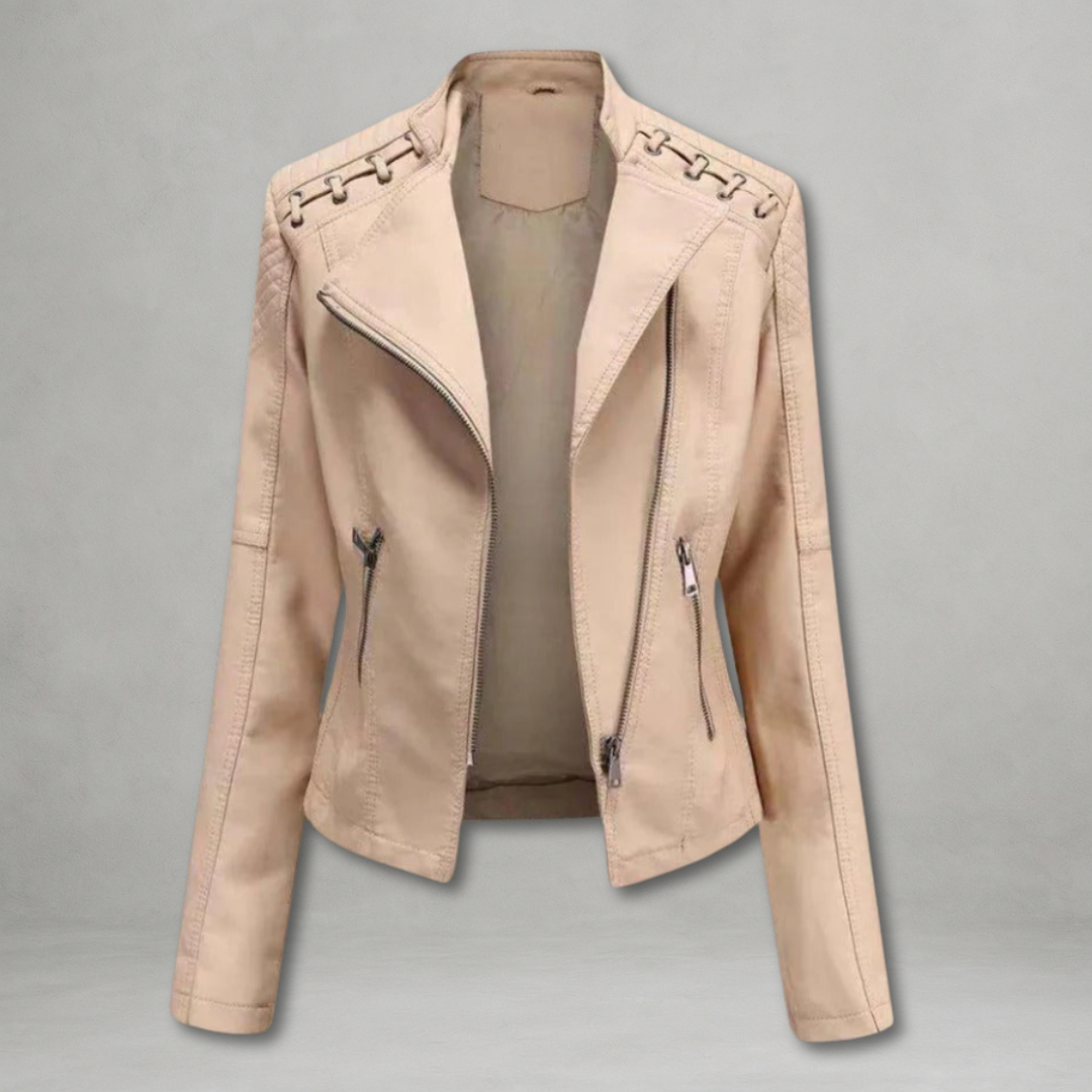 Nicole | Elegante giacca in pelle