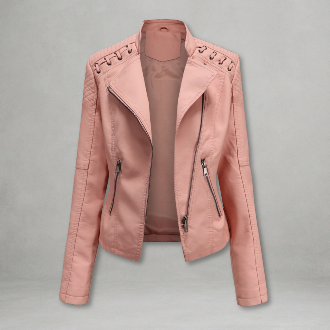 Nicole | Elegante giacca in pelle