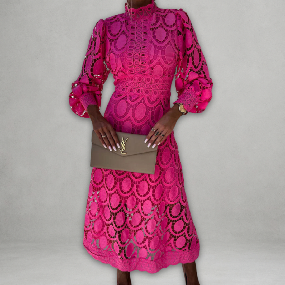 Anna | Vestito con dettagli ricamati