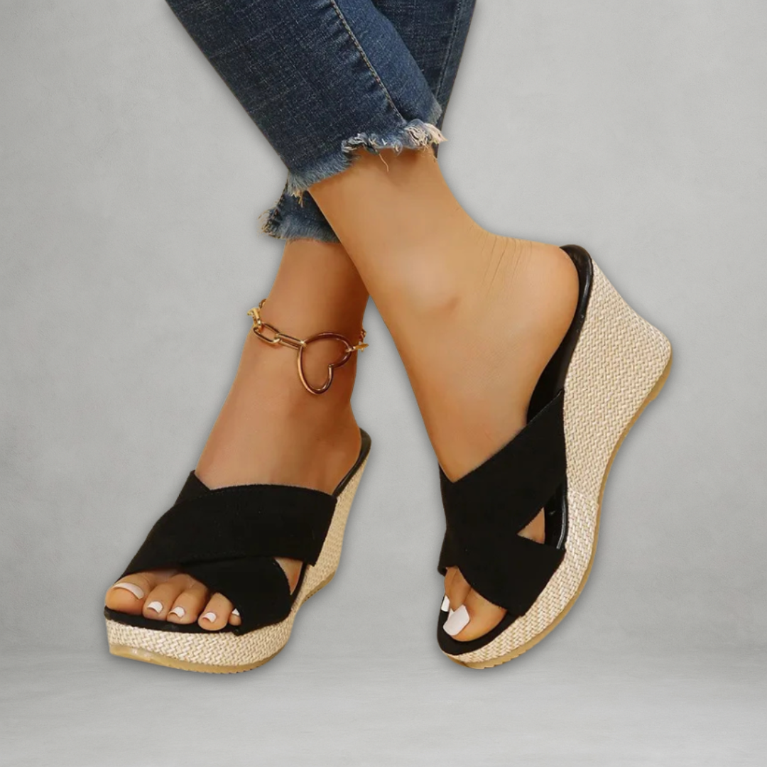 Giulia | Sandali eleganti con zeppa