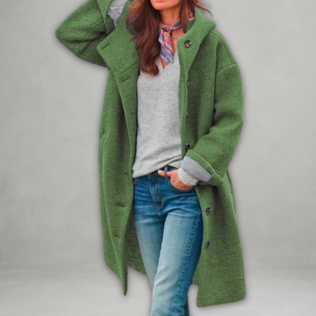 Angela | Maxi cappotto con cappuccio