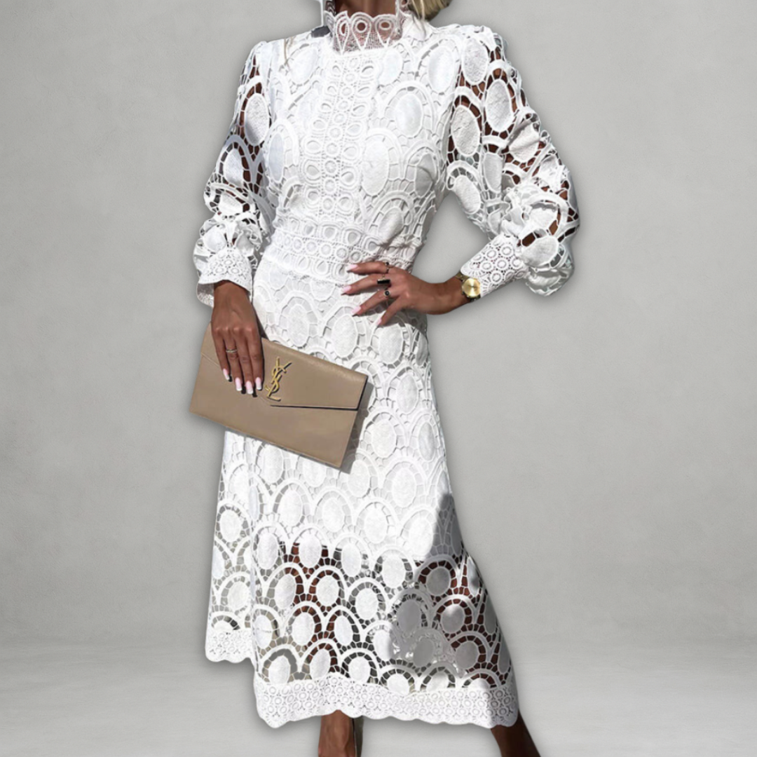 Anna | Vestito con dettagli ricamati