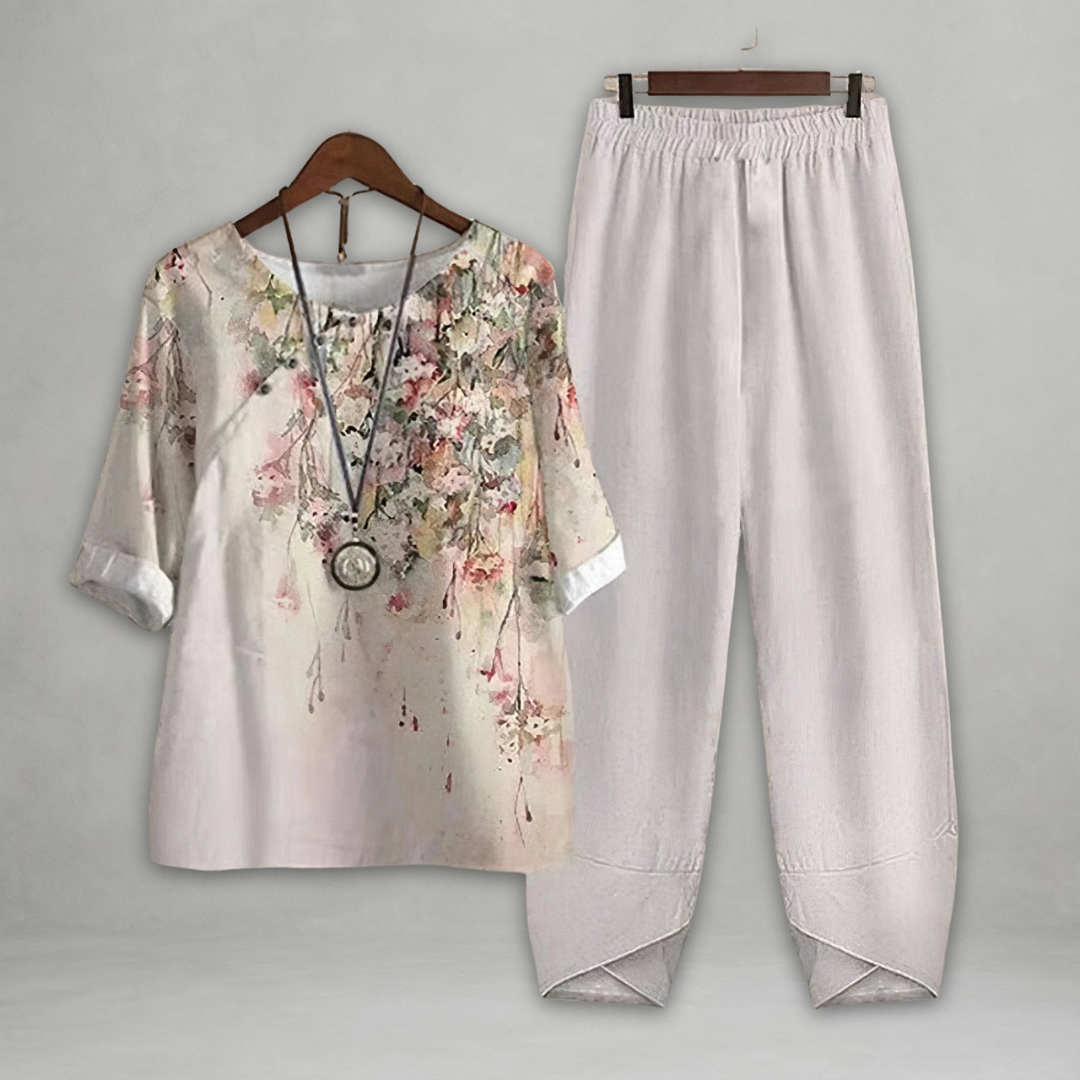 Cindy | Set due pezzi floreale