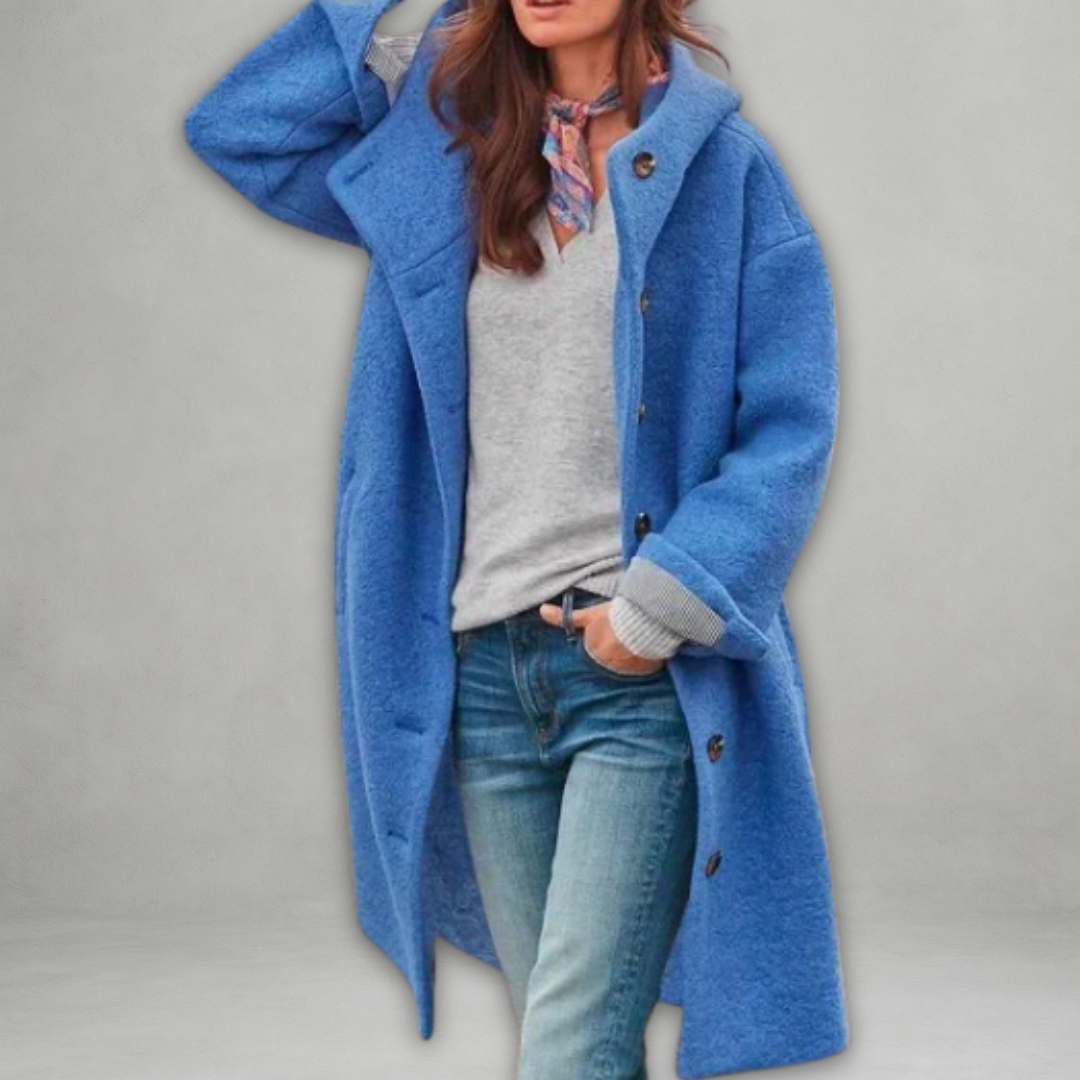 Angela | Maxi cappotto con cappuccio