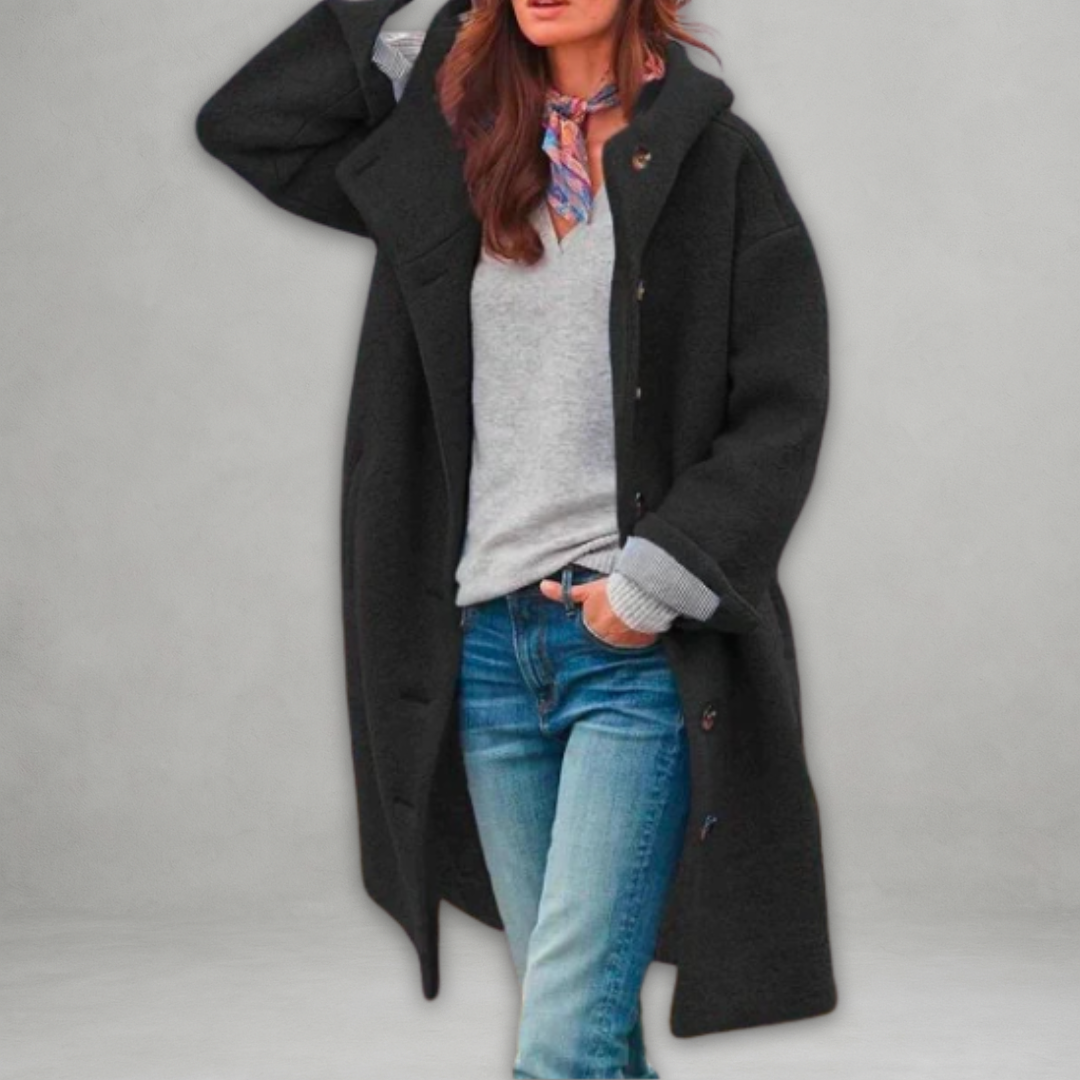 Angela | Maxi cappotto con cappuccio