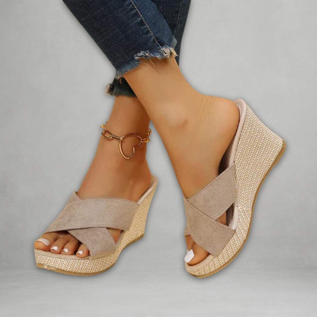 Giulia | Sandali eleganti con zeppa
