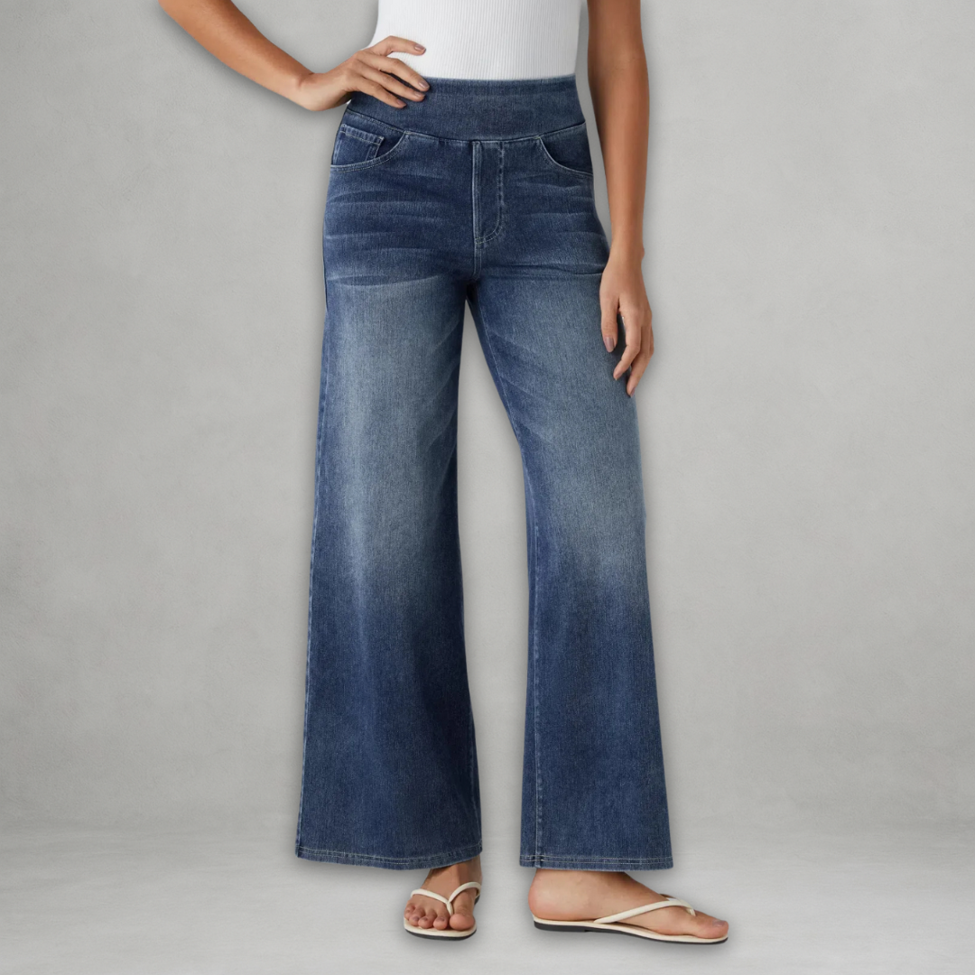 Eva | Pantaloni elasticizzati a vita alta