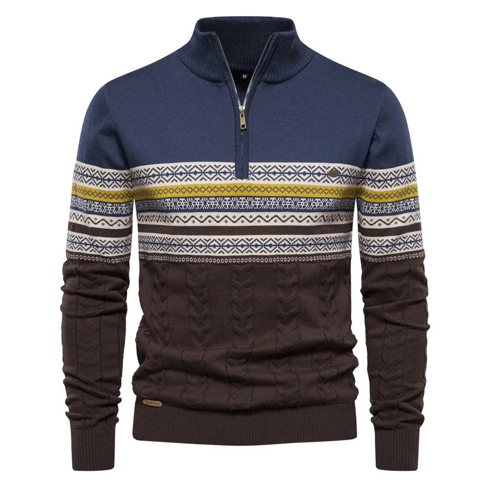 Jasper | Maglione da uomo con mezza zip