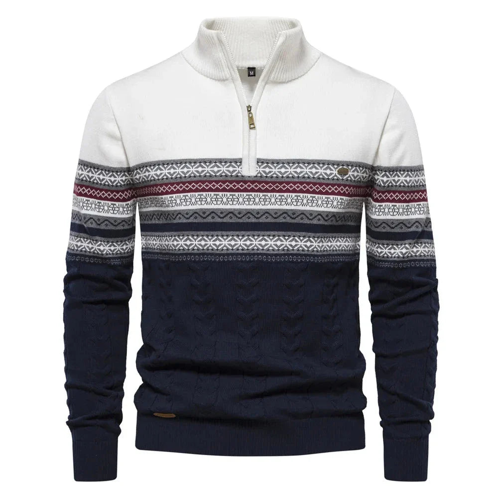 Jasper | Maglione da uomo con mezza zip