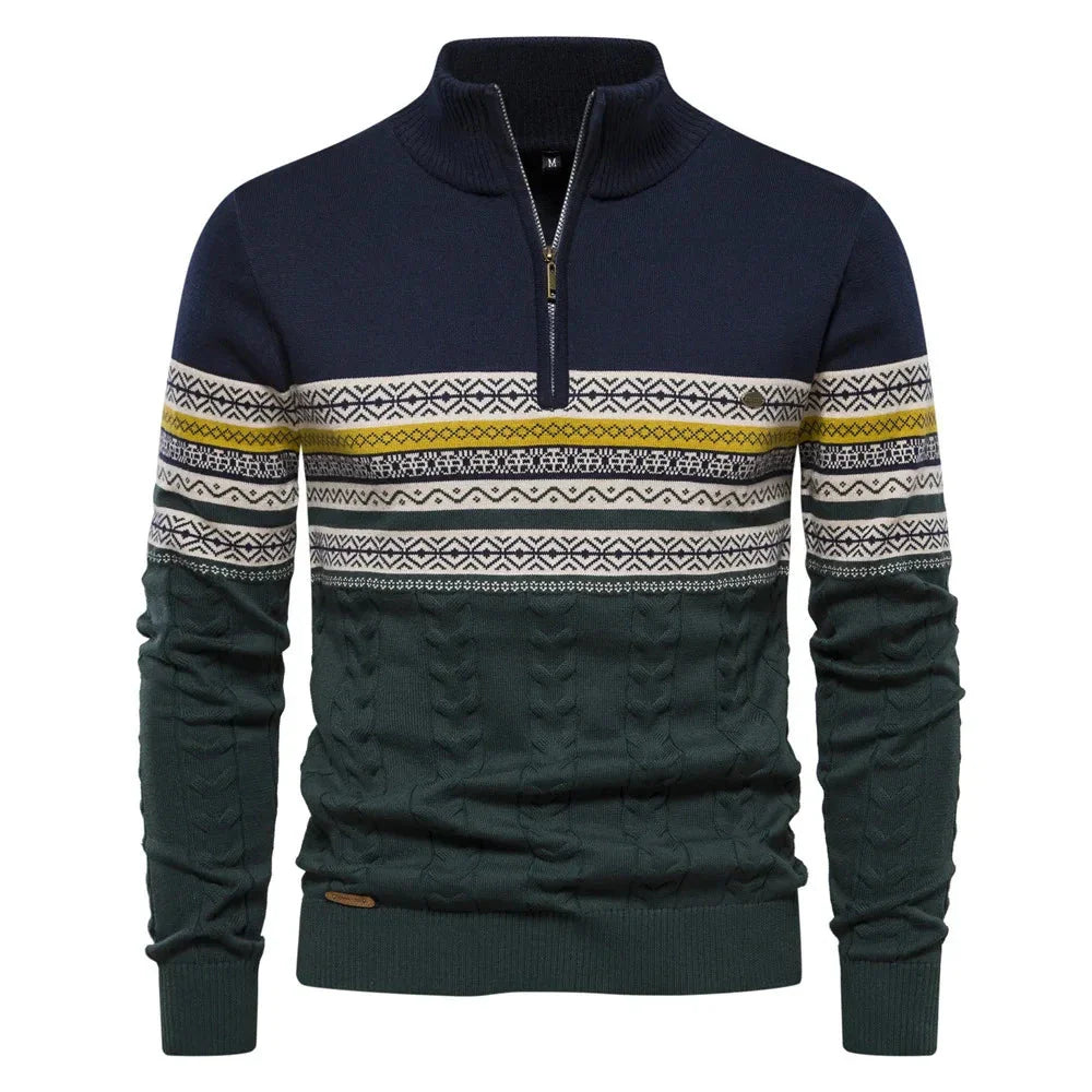Jasper | Maglione da uomo con mezza zip